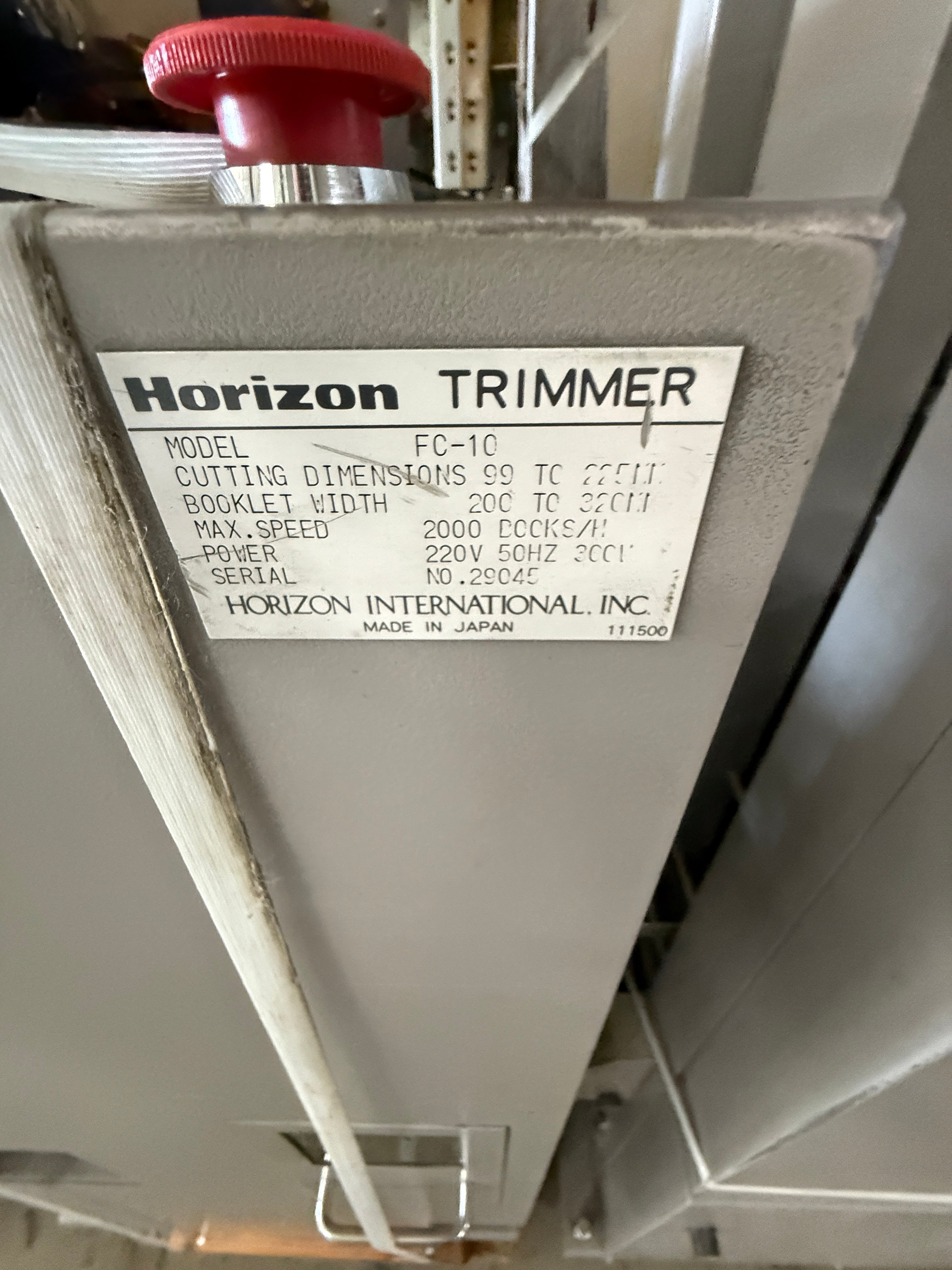 1991 HORIZON MC 80