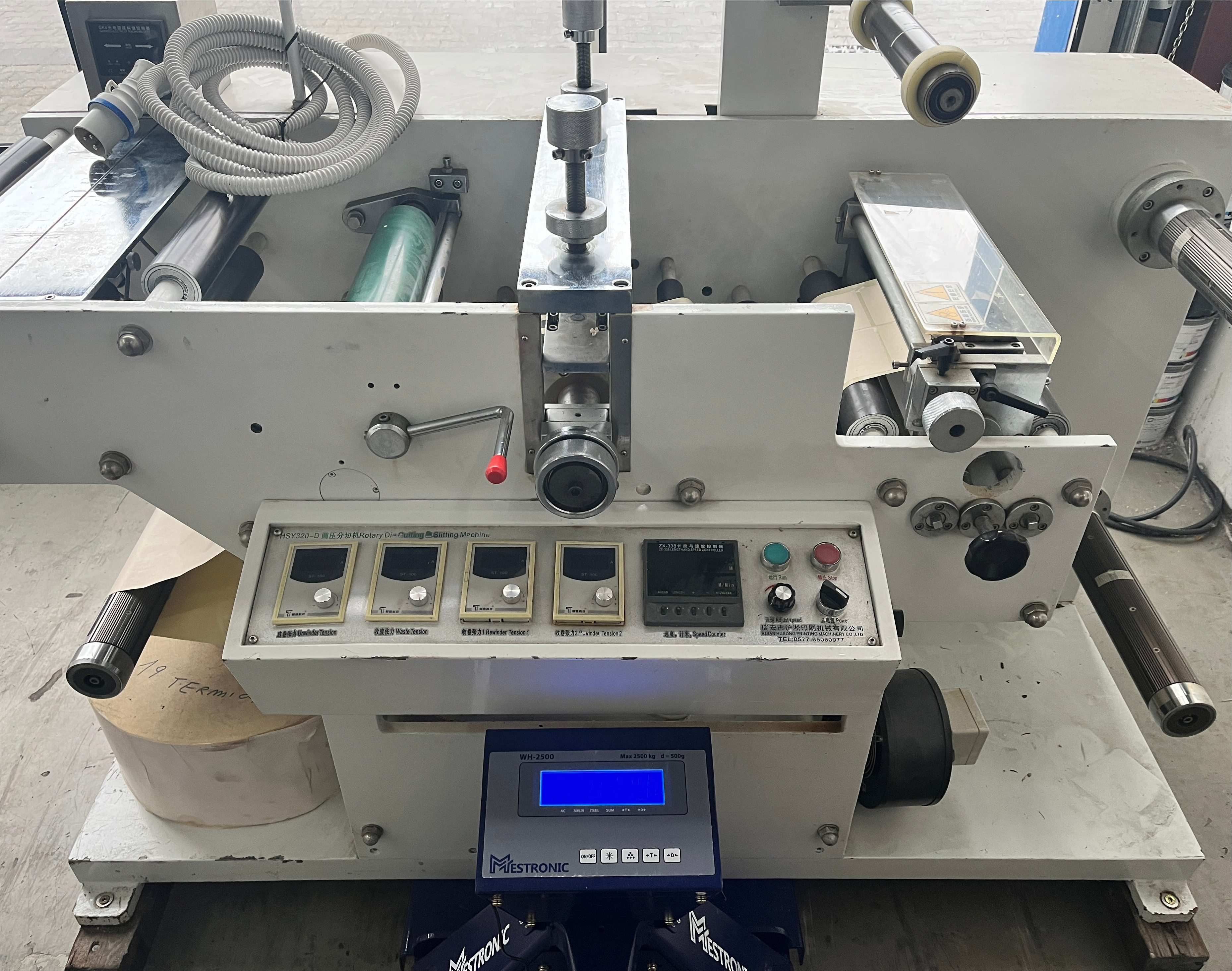 Huson HSY-320 Label Slitter