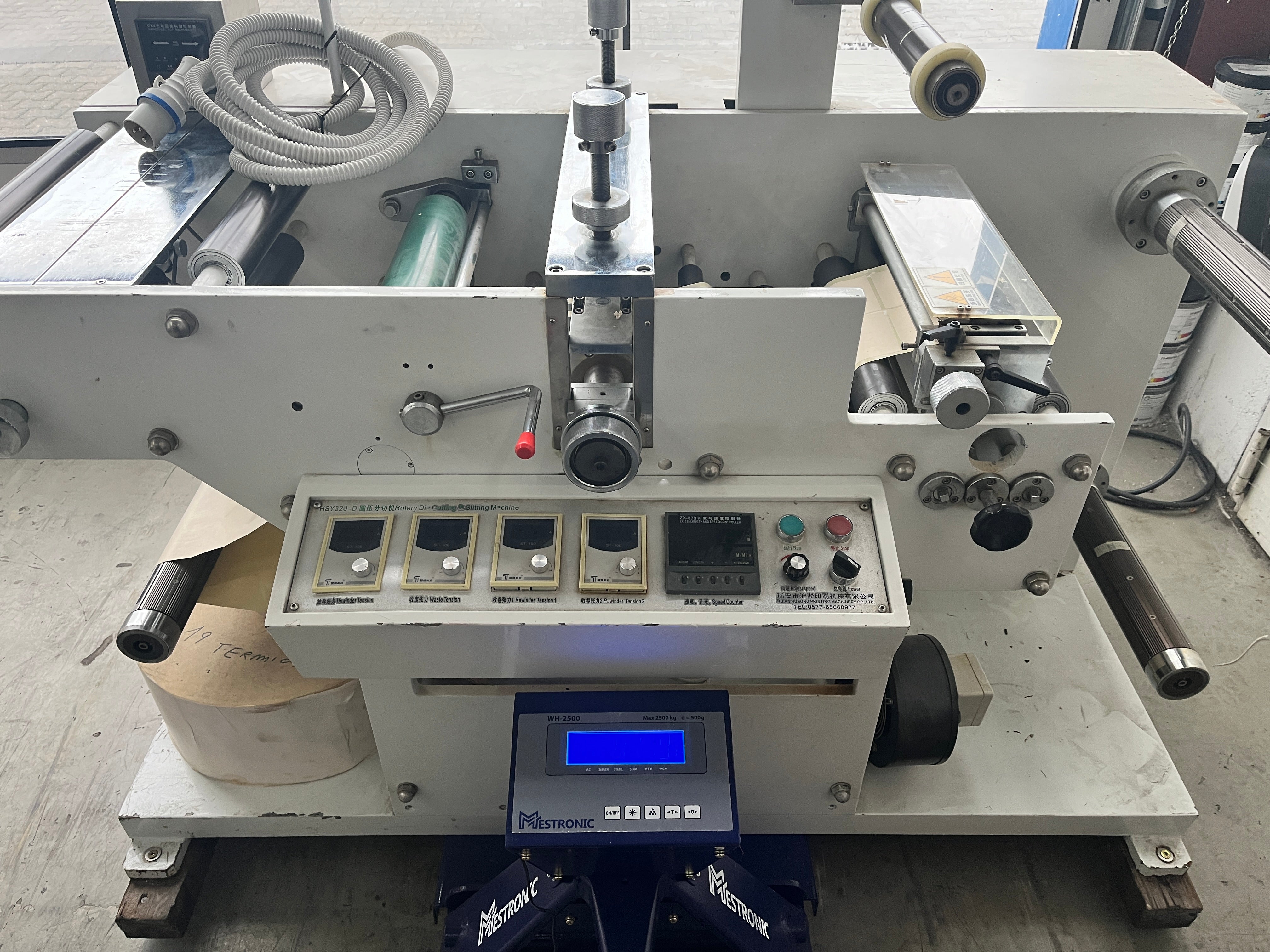 Huson HSY-320 Label Slitter