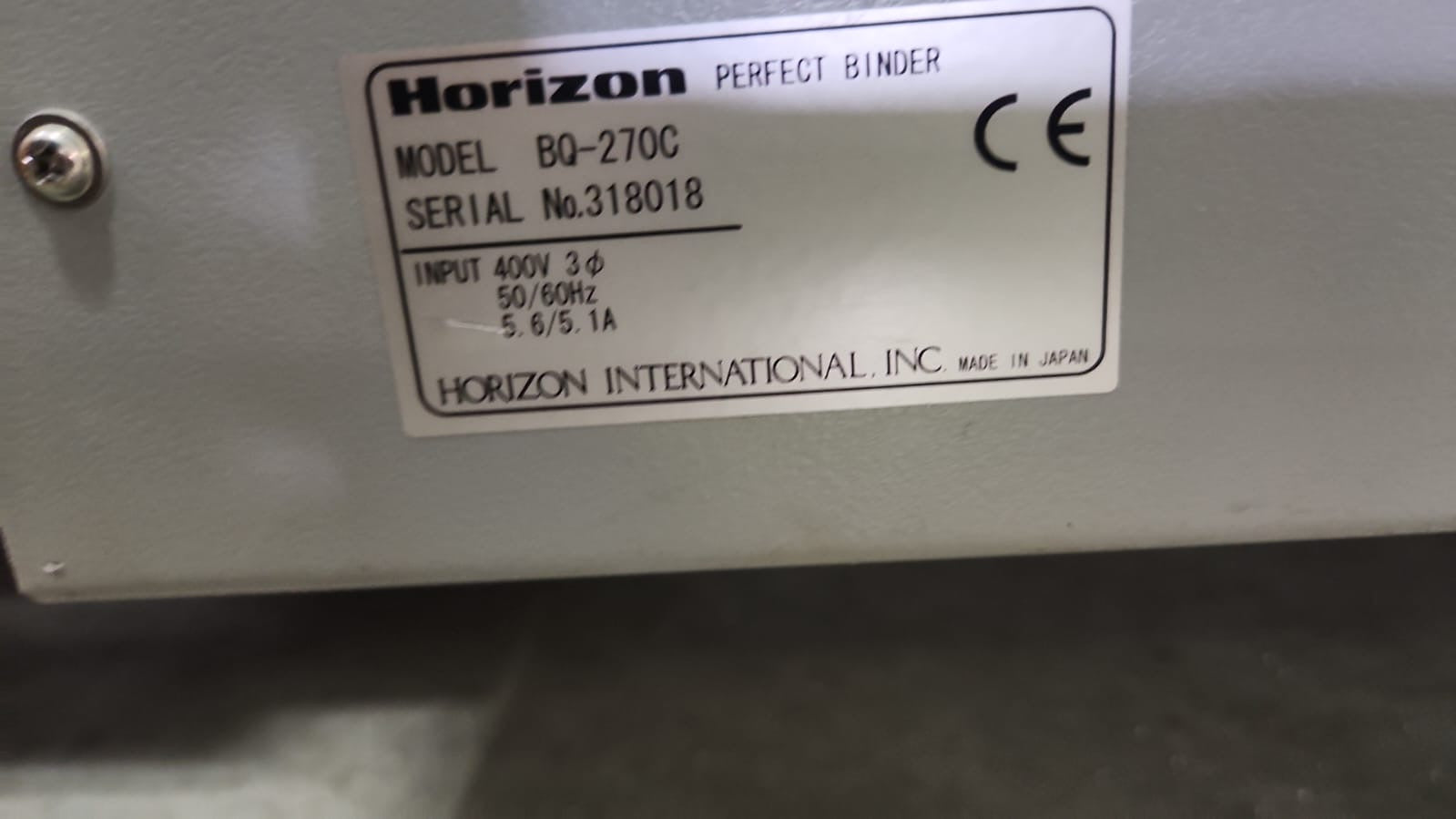 2010 Horizon BQ 270C