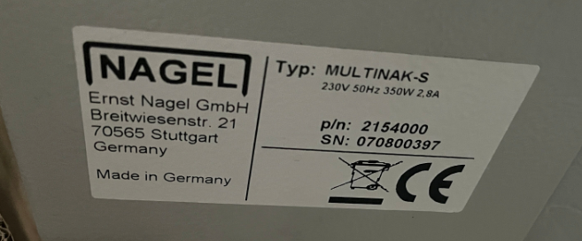 Nagel Multinak S Double head staple stitching machine