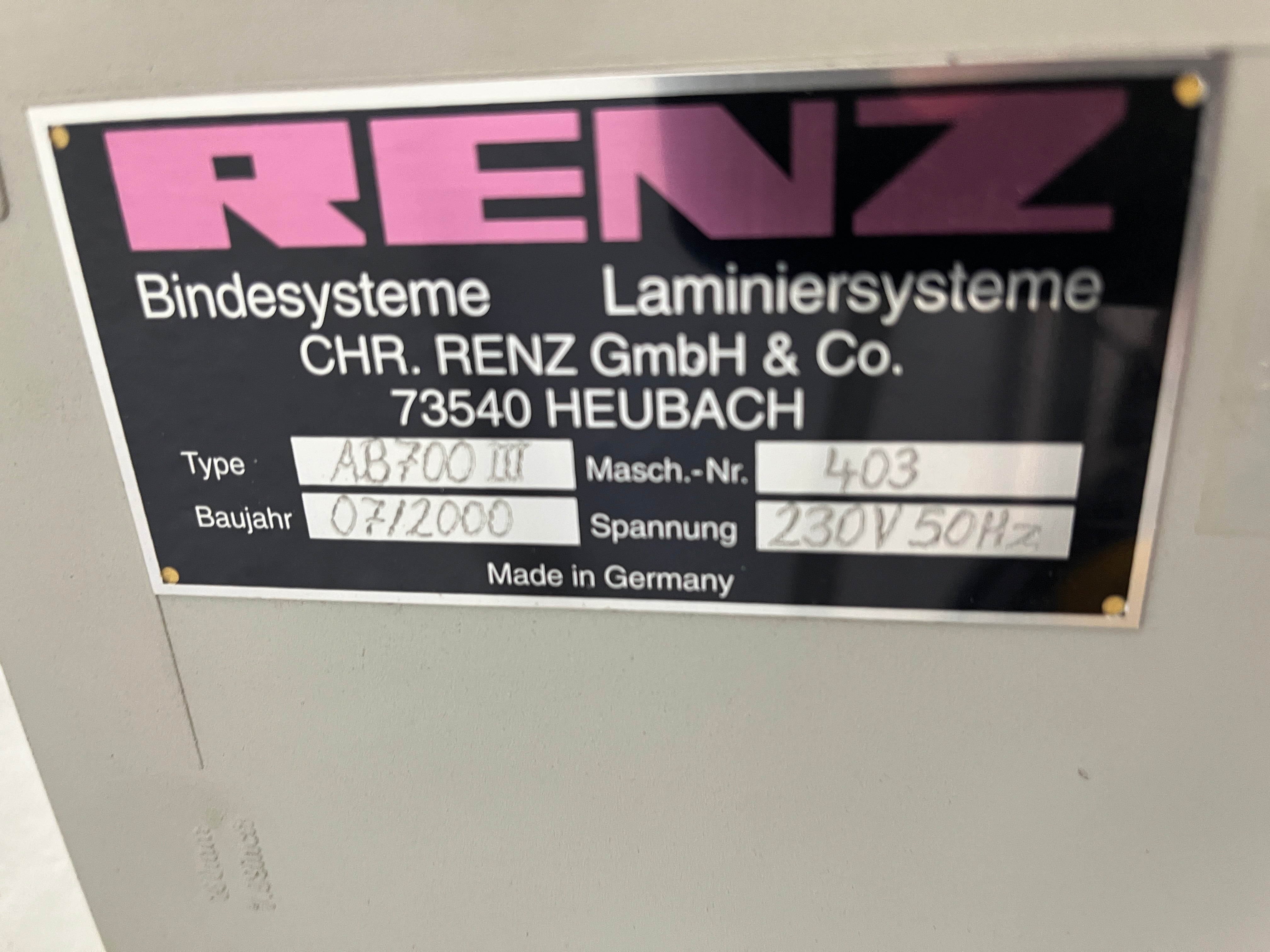 1998 Renz RSB 360