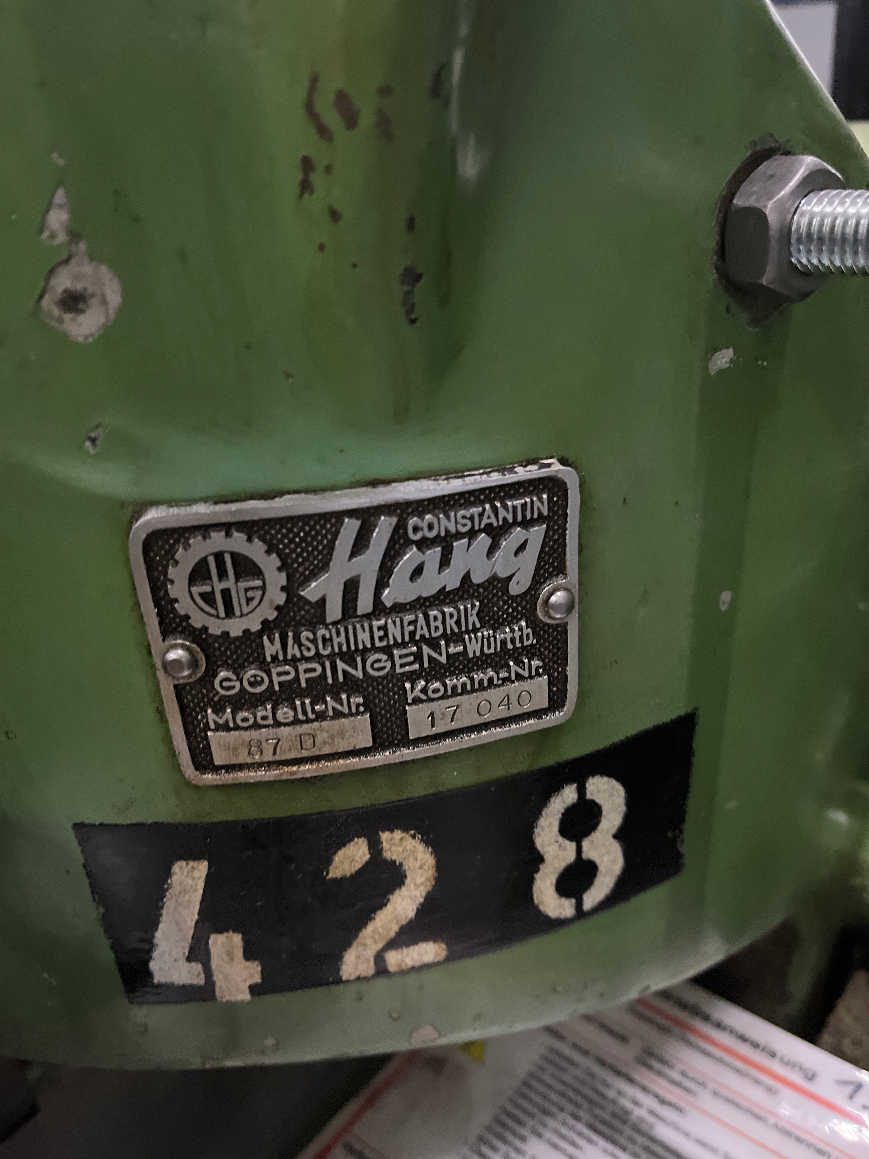 Double head Eyeletting machine HANG 87 D