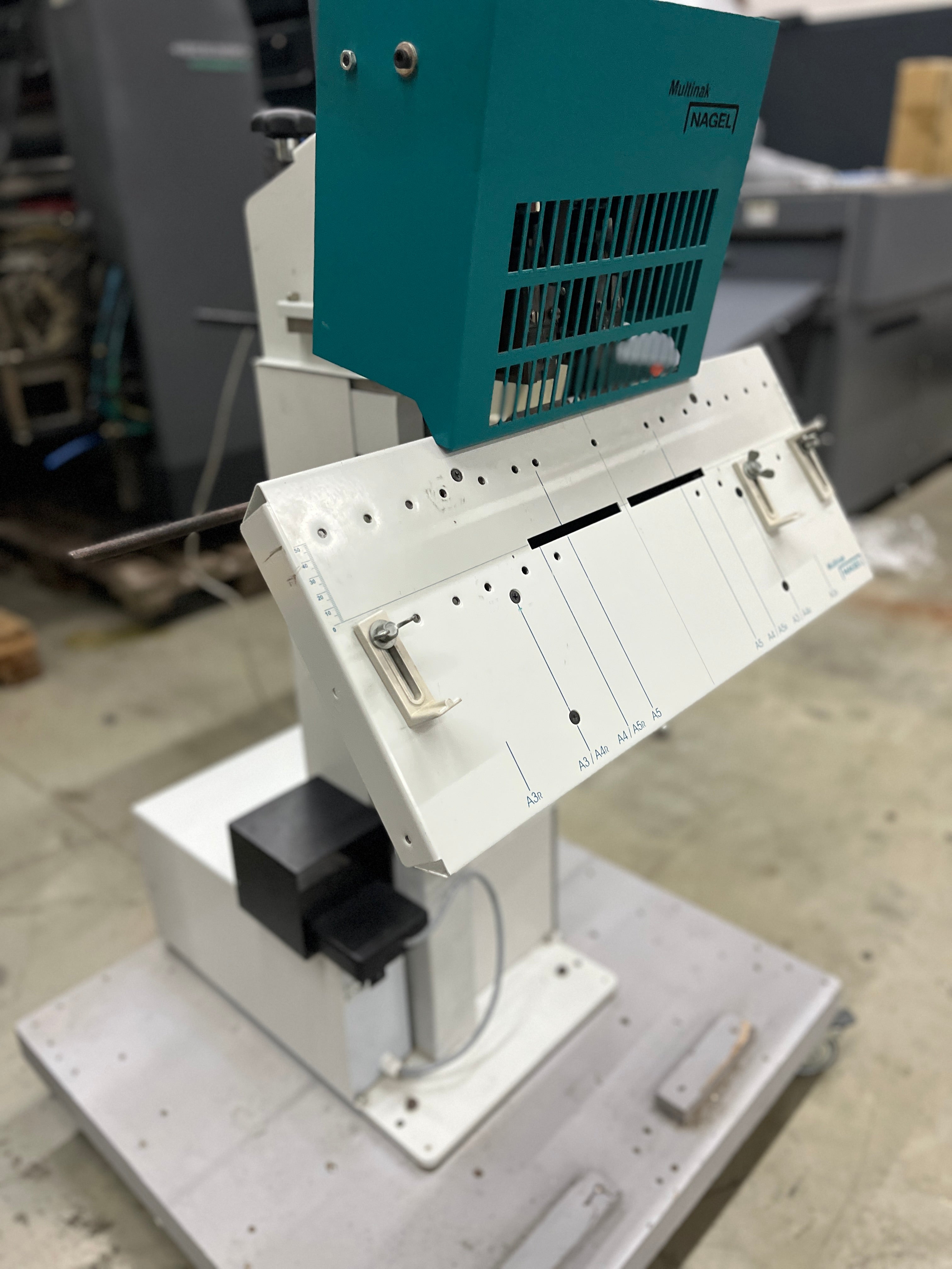 Nagel Multinak S Double head staple stitching machine