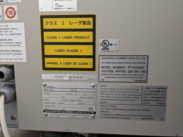 2006 Screen PTR 4300E