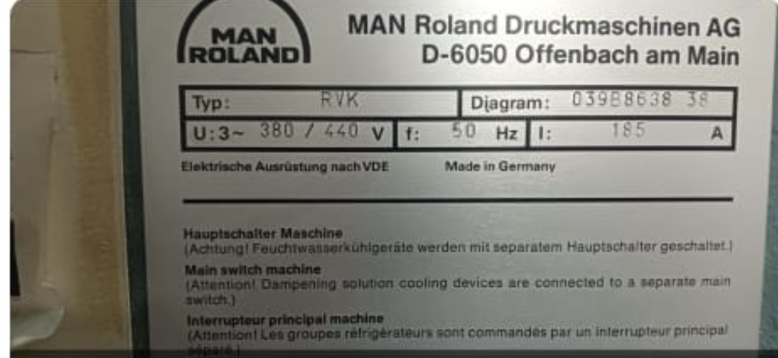 1988 Roland RVK +Lack